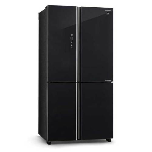 מקרר 4 דלתות 572 ליטר Sharp SJ-8960BK זכוכית שחור שארפ