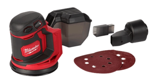  גוף מלטשת אקצנטרית נטענת 18V milwaukee Brushless  - יבואן רשמי !