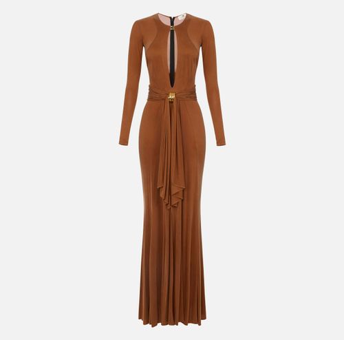 Red Carpet dress in cupro jersey fabric
