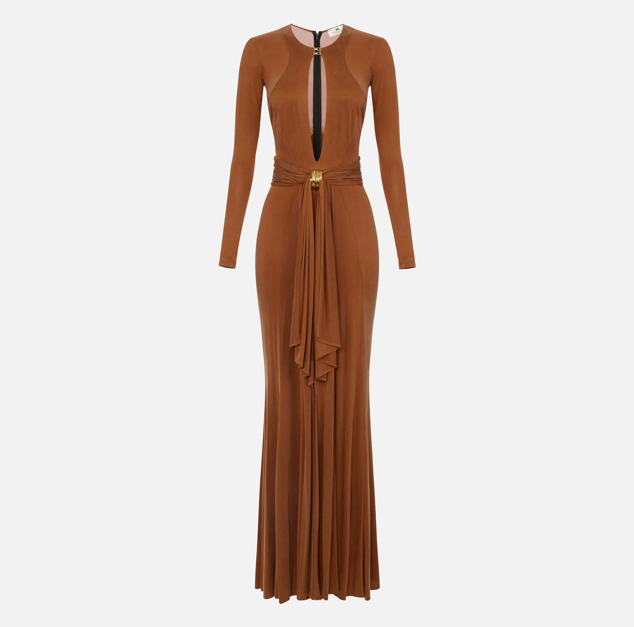 Red Carpet dress in cupro jersey fabric