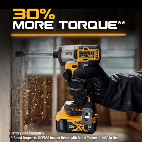 גוף מברגת אימפקט נטענת - DEWALT DCF845B 18V