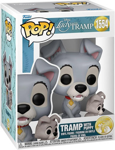 בובת פופ ליידי והנווד – הנווד עם גור | Funko Pop! Lady and the Tramp - Tramp With Puppy 1554