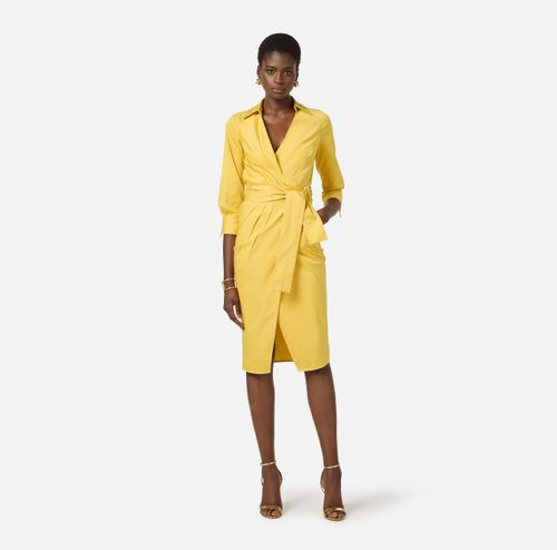 Stretch cotton dress