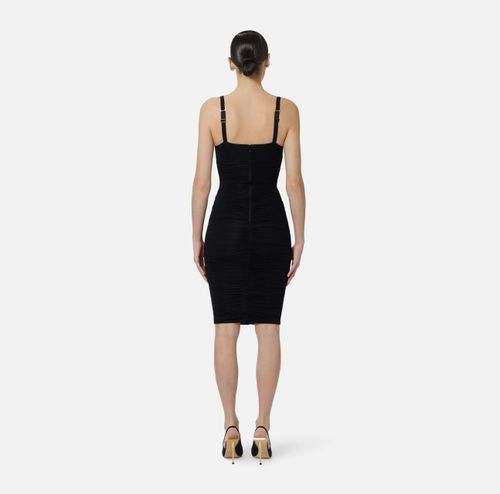 Dress in jersey fabric - COLOR CACAO