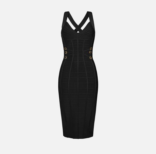 Knit 3D pencil dress