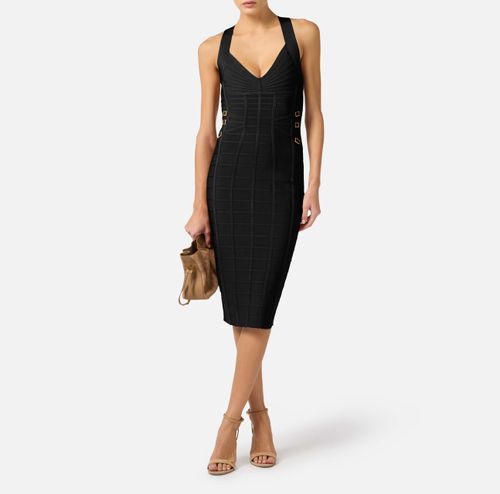 Knit 3D pencil dress