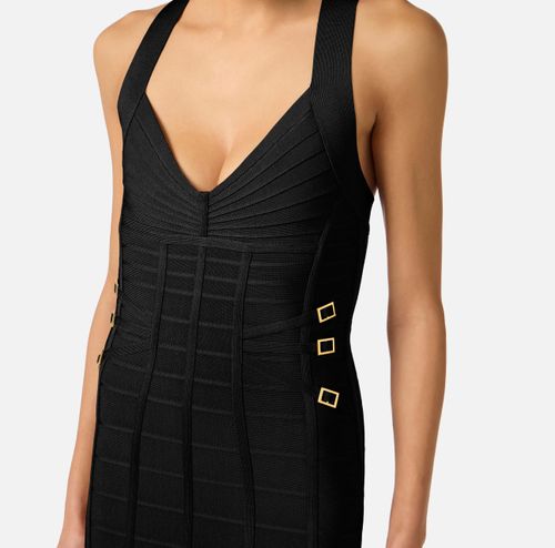 Knit 3D pencil dress