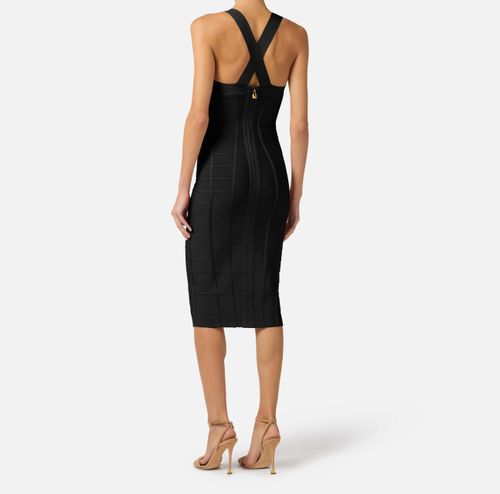 Knit 3D pencil dress