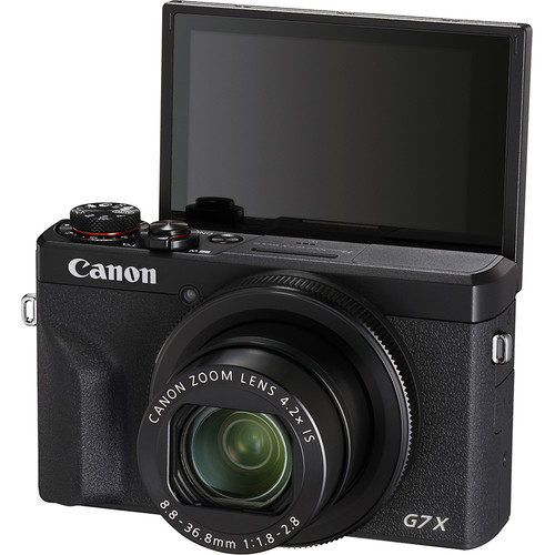מצלמה ‏קומפקטית בעברית צבע שחור Canon Powershot G7 X Mark III