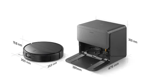שואב אבק רובוטי + ניקוז  רובורוק Roborock Saros 20 with Refill and Drainage System