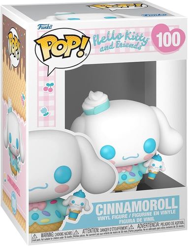 בובת פופ הלו קיטי וחברים סינמורול | Funko Pop! Hello Kitty and friends Cinnamoroll 100
