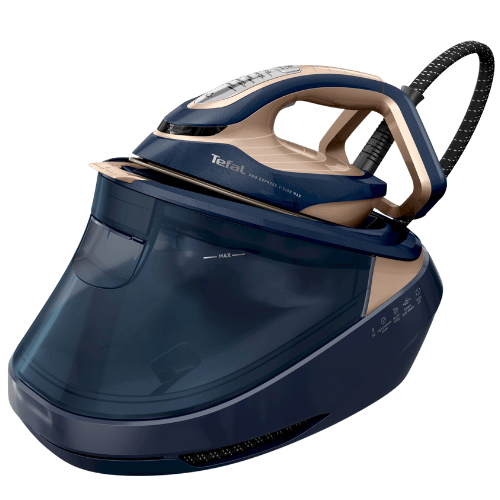 5 שנות אחריות | מגהץ קיטור 9 באר Tefal Pro Express Vision Max GV9910