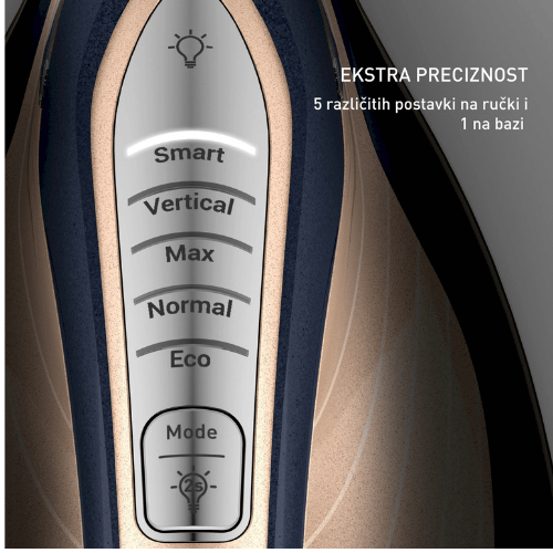 5 שנות אחריות | מגהץ קיטור 9 באר Tefal Pro Express Vision Max GV9910