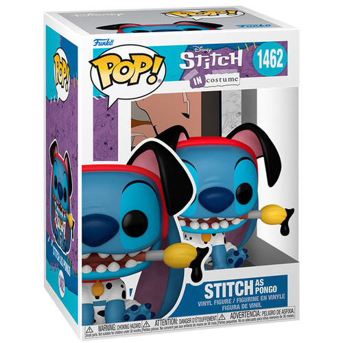 בובת פופ סטיץ' בתחפושת – סטיץ' בתור פונגו | Funko Pop! Stitch in costume - Stitch as Pongo 1462