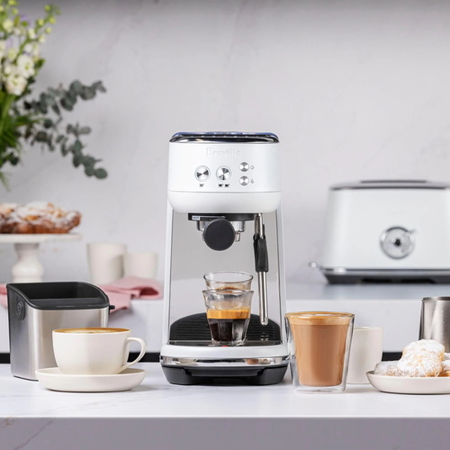 מכונת קפה קומפקטית Breville ברוויל The Bambino BES450SST חול ים