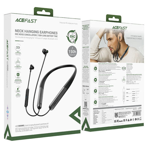 אוזניות בלוטות' עורפיות Acefast N1 Neck Hanging 