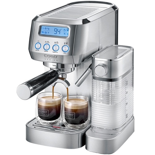 מכונת אספרסו אוטומטית כולל מקציף Caso קאסו Espresso Gourmet Latte