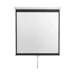 מסך הקרנה 200X200 ס"מ תלייה ידני מבית LUMI דגם ESBB112