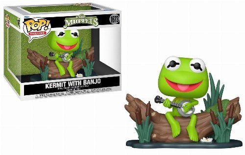 בובת פופ המופע של החבובות – קרמיט עם בנג’ו | Funko Pop! The Muppets Kermit with Banjo 6 INCH 1673