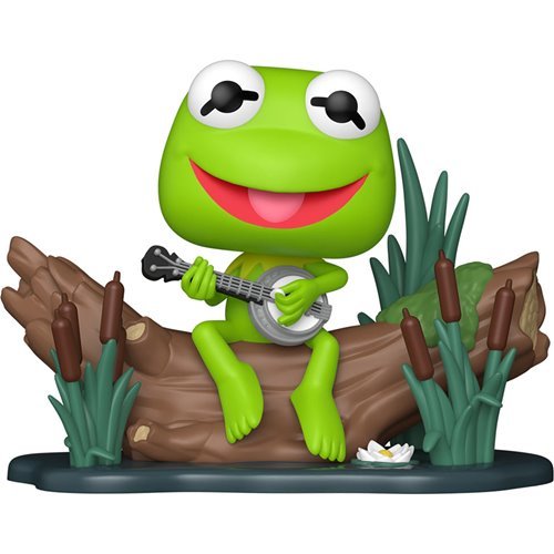 בובת פופ המופע של החבובות – קרמיט עם בנג’ו | Funko Pop! The Muppets Kermit with Banjo 6 INCH 1673
