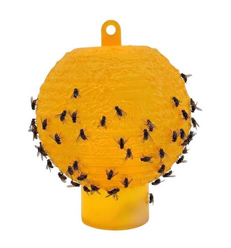 Fly Ball Light - מלכודת דבק 360 ללכידת מעופפים כולל תאורה