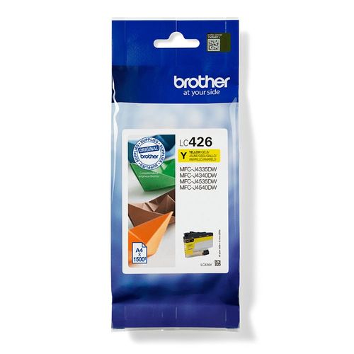 מחסנית דיו מקורי צהוב ברדר Brother LC426