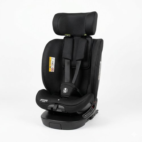 כיסא בטיחות לרכב מגיל לידה מסתובב 360° עם ISOFIX | דגם TITAN שחור