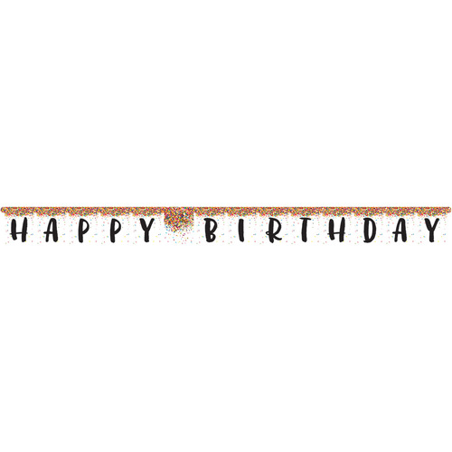 שרשרת תלייה Happy Birthday סוכריות