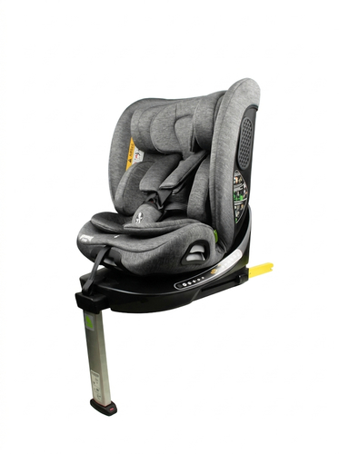 כיסא בטיחות לרכב מגיל לידה מסתובב 360° עם ISOFIX | דגם TITAN אפור