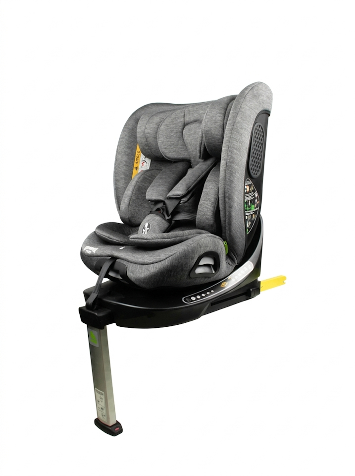 כיסא בטיחות לרכב מגיל לידה מסתובב 360° עם ISOFIX | דגם TITAN אפור