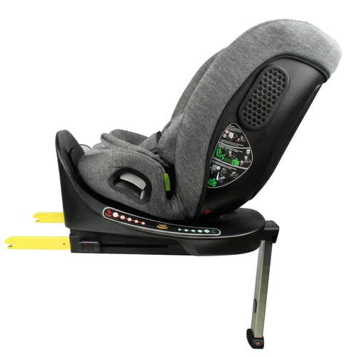 כיסא בטיחות לרכב מגיל לידה מסתובב 360° עם ISOFIX | דגם TITAN אפור
