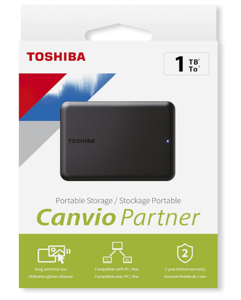 דיסק חיצוני TOSHIBA Canvio Ready 1TB 2.5 USB 3.2