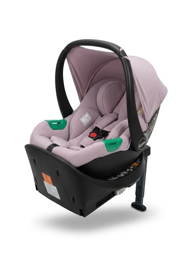 סלקל לתינוק כולל בסיס ISOFIX לרכב - ורוד