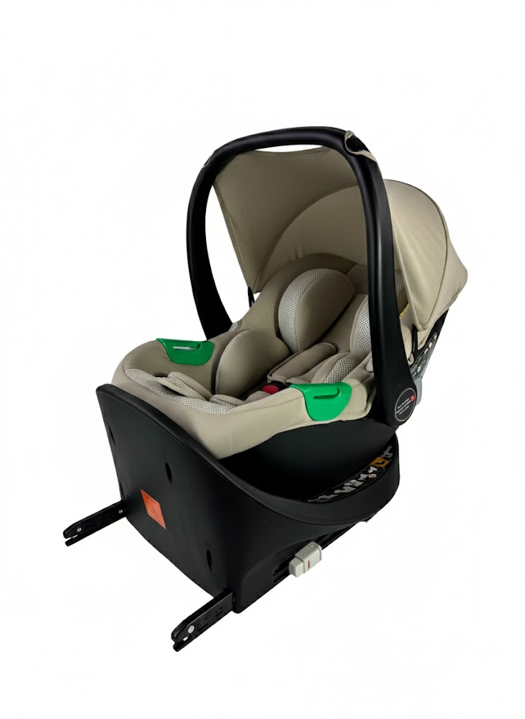 סלקל לתינוק כולל בסיס ISOFIX לרכב - בז