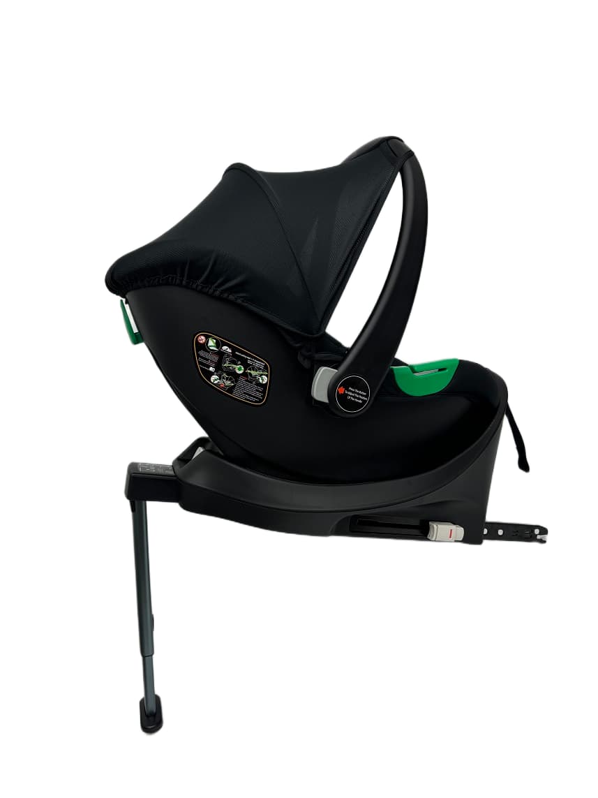 סלקל לתינוק כולל בסיס ISOFIX לרכב - שחור