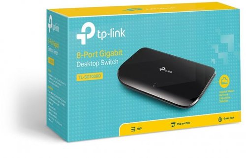 מתג TP-Link TL-SG1008D 8 Ports 10/100/1000Mbps