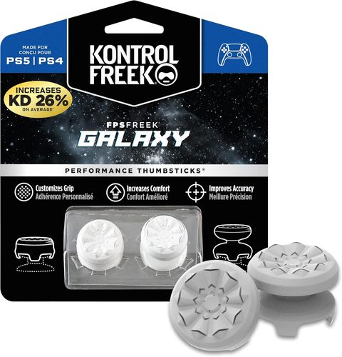 מתאם ארגונומי לאגודל Kontrol Freek   Galaxy    Ps5 / Ps4 לבן