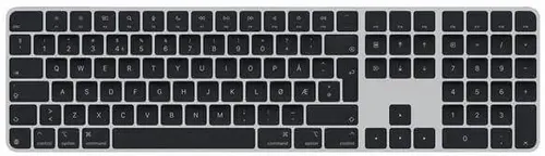 מקלדת אלחוטית Apple Magic Keyboard Numeric Keypad Touch ID Silicon USB-C - שחור
