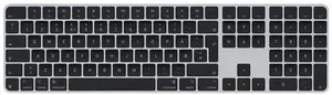 מקלדת אלחוטית Apple Magic Keyboard Numeric Keypad Touch ID Silicon USB-C - שחור