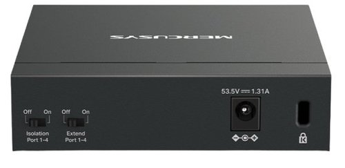 מתג שולחני Mercusys 5 Ports 10/100/1000Mbps 4-Port PoE+ MS105GP