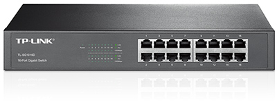 מתג שולחני TP-Link TL-SG1016D 16 Ports Gigabit 10/100/1000Mbps