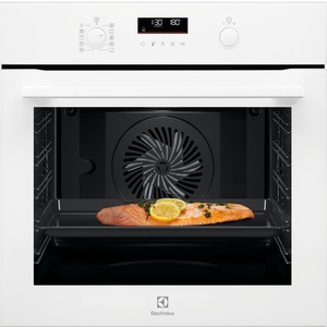 תנור פירוליטי רב תכליתי זכוכית לבנה Electrolux דגם EOP6401V