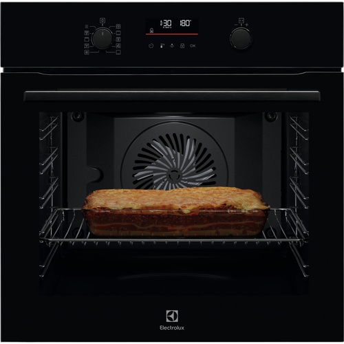 תנור פירוליטי רב תכליתי זכוכית שחורה Electrolux דגם EOP6401K