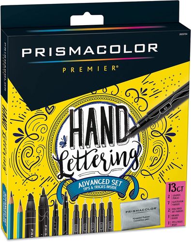ערכת טושים שחורים + אביזרים לקליגרפיה   PREMIER HAND LETTERING ADVANCED SET