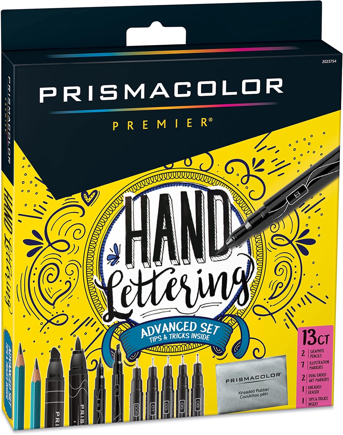 ערכת טושים שחורים + אביזרים לקליגרפיה   PREMIER HAND LETTERING ADVANCED SET