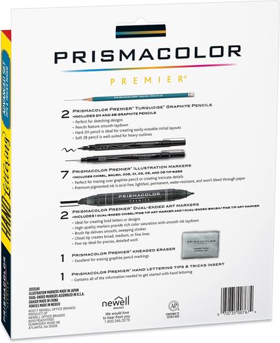 ערכת טושים שחורים + אביזרים לקליגרפיה   PREMIER HAND LETTERING ADVANCED SET