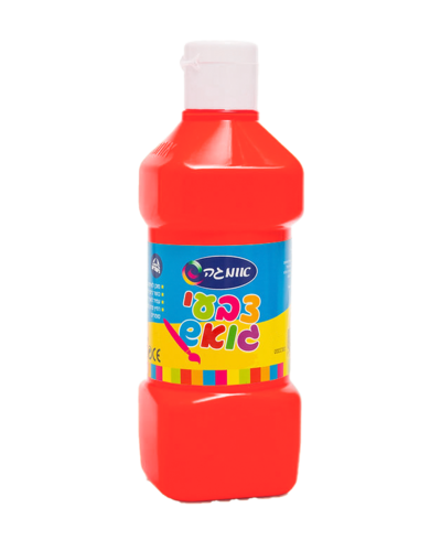 צבע גואש 500 גר' אדום