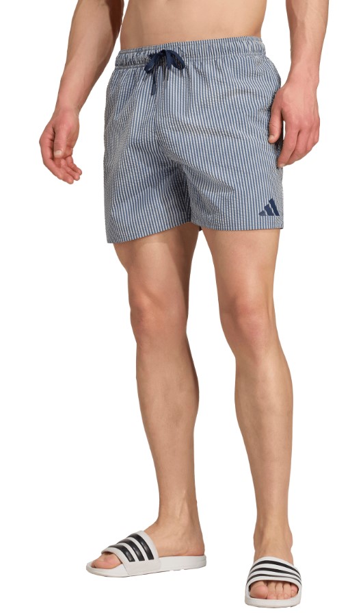 בגד ים אדידס adidas Seersucker Stripy Swim Shorts 5-Inch | גברים