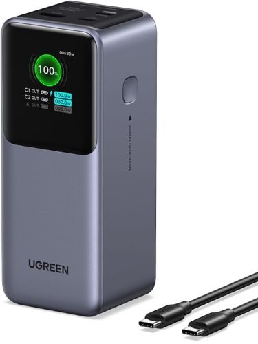 סוללת גיבוי טעינה סופר מהירה Ugreen Nexode 20,000mAh 130W יוגרין