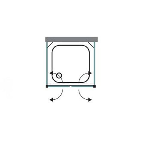 מקלחון INOX - אינוקס ממידה 72 ס